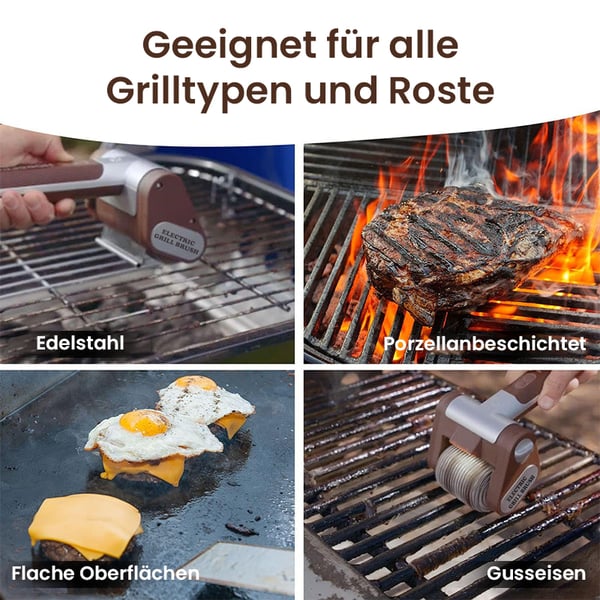 Elektrischer Grillreiniger ohne Borsten