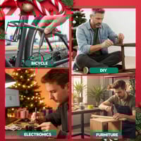 Sakerplus 42 in 1 Magnetic Screwdriver Set-Christmas Version