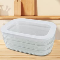 Multi-Layer Food Storage Box with Lid
