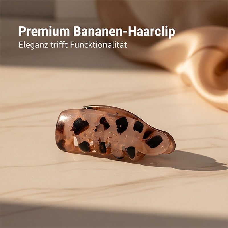 Rutschfeste Bananen-Haarspange