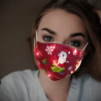 LED oplichtend kerstmasker