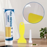 Effizientes Trockenbau-Reparaturset mit Spachtel