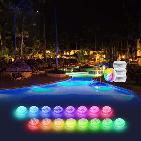 Double-Layer Waterproof Adhesive LED Pool Light