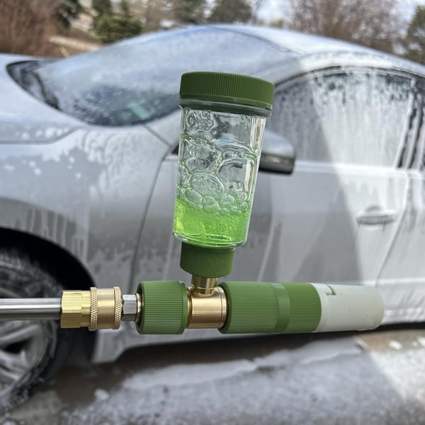Quick-Connect High-Pressure Foam Cannon for Effortless Car Washing
