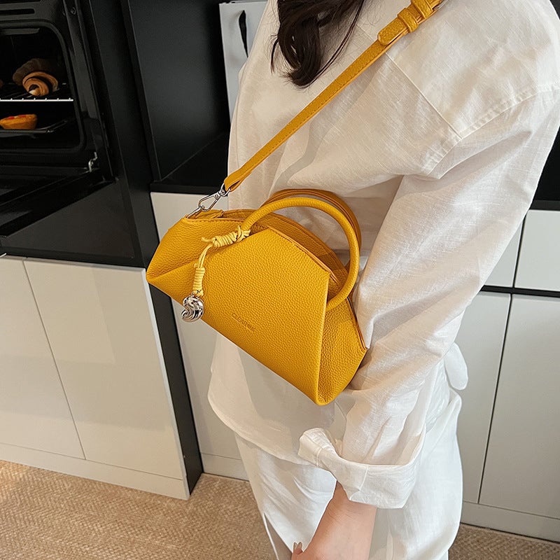 Fashion Simple Solid Colour Shoulder Bag