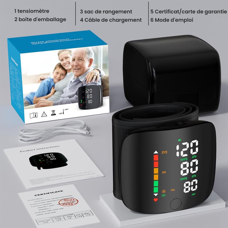 Tensiomètre au poignet