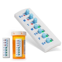 Reusable Sliding Pill Reminder Bottle Tracker