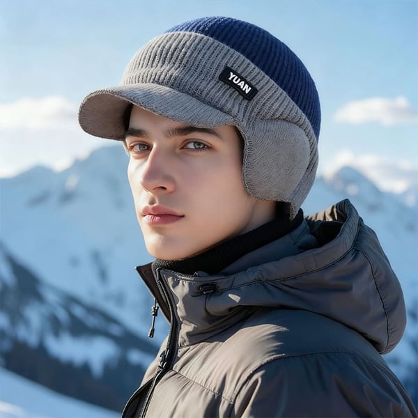 Windproof Thermal Cap with Visor