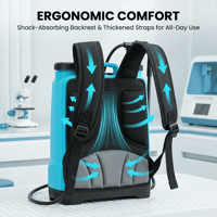 Sakerplus® Cordless Adjustable Pressure Backpack Sprayer