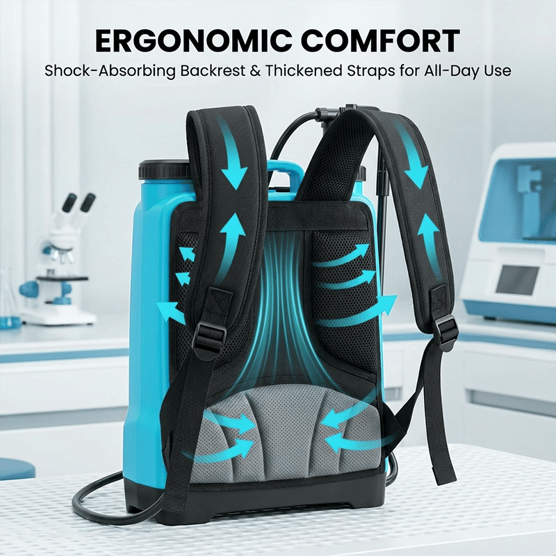 Sakerplus® Cordless Adjustable Pressure Backpack Sprayer