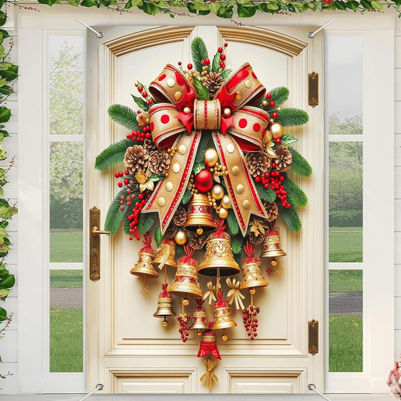 Weihnachtsglocken Türvorhang
