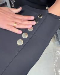 Stilfulla Byxor Med Knappgylf Och Stretch