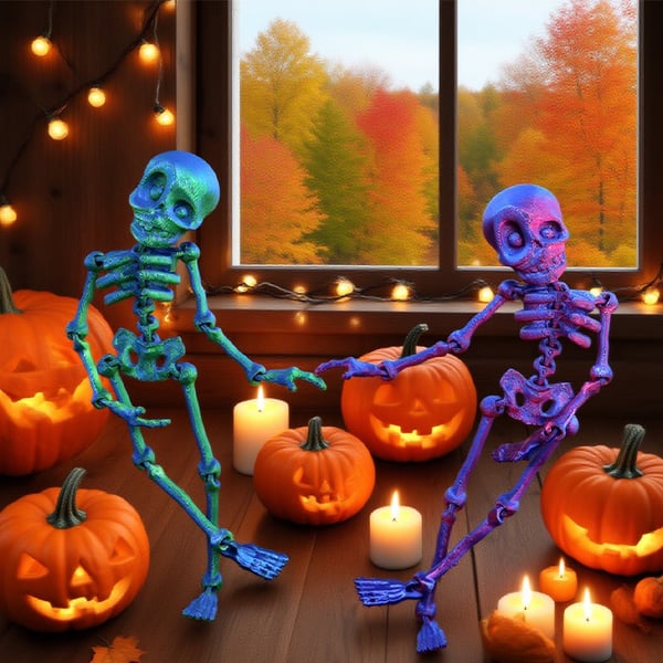 Skeleton Refrigerator Magnet