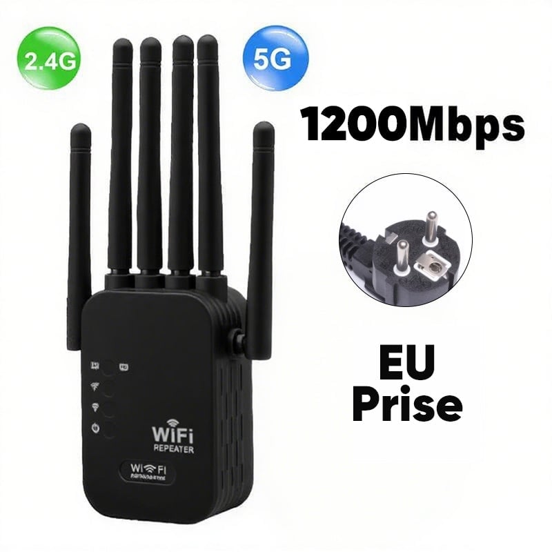 Amplificateur WiFi 6 antennes amélioré 1200 Mbps