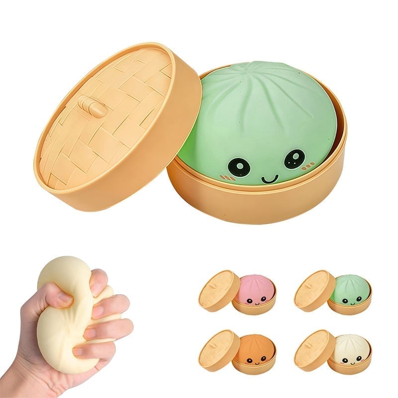 Steamed Bun Squishy Toy (Fun Squeeze Toy)