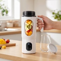 Portable 2-in-1 Electric Juicer and Smoothie Blender