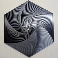 Esagono frattale di Fidget stampato in 3D