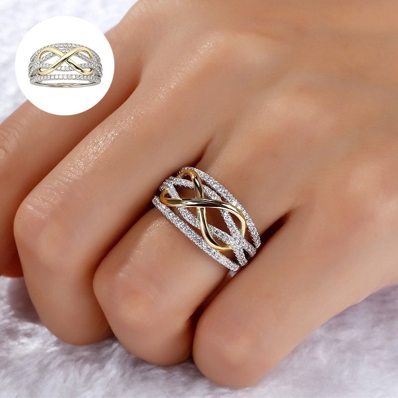 Anello Madre e Figlia Sempre Legati Insieme