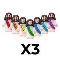 Mini Jesus Figurines With Jesus love You Slogan
