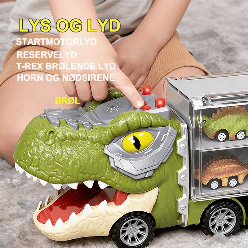 Dinosaur Transport Lastebilsett