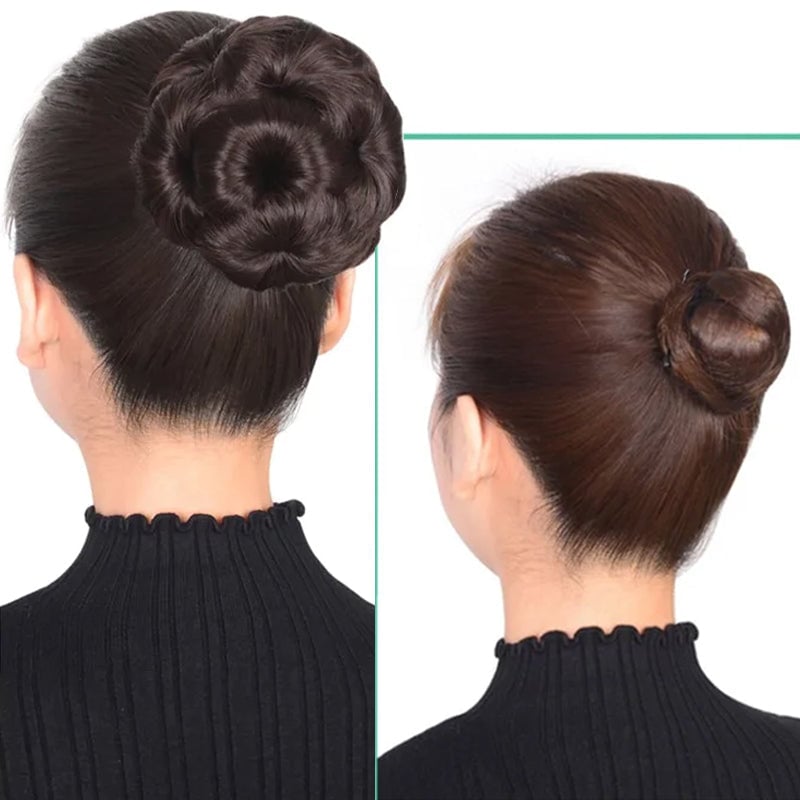 Bun pruik clip