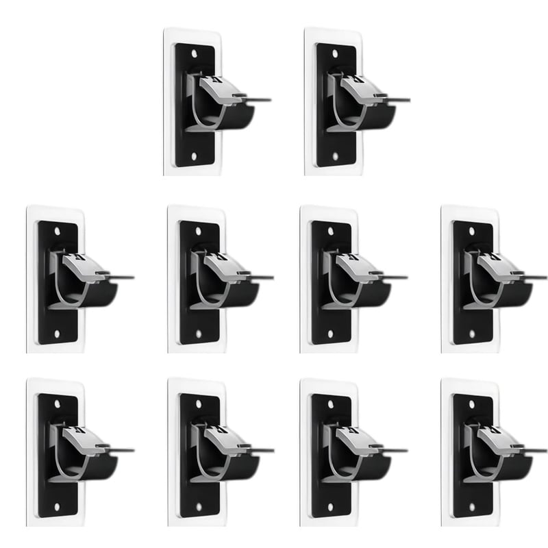 No Drill Curtain Rod Brackets