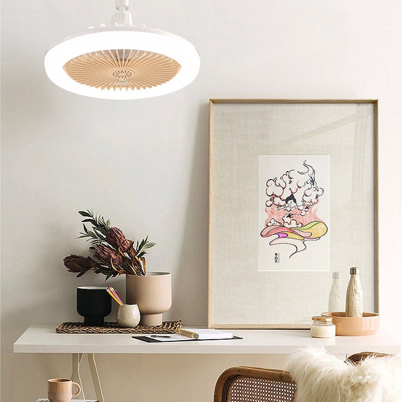 Lampe Ventilateur LED d'Aromathérapie 2-en-1