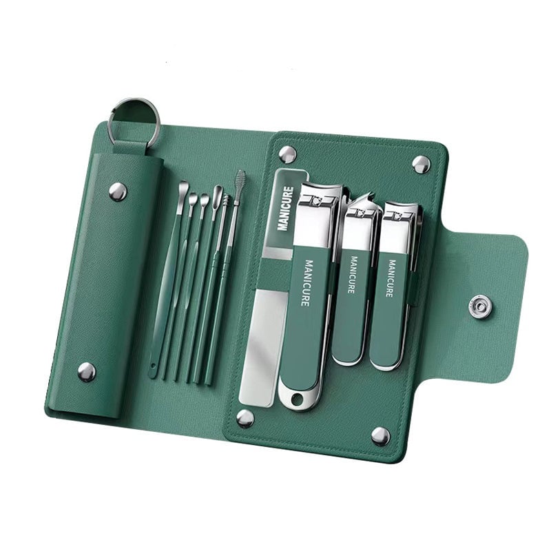 Ensemble coupe-ongles avec fente de rangement pour ongles