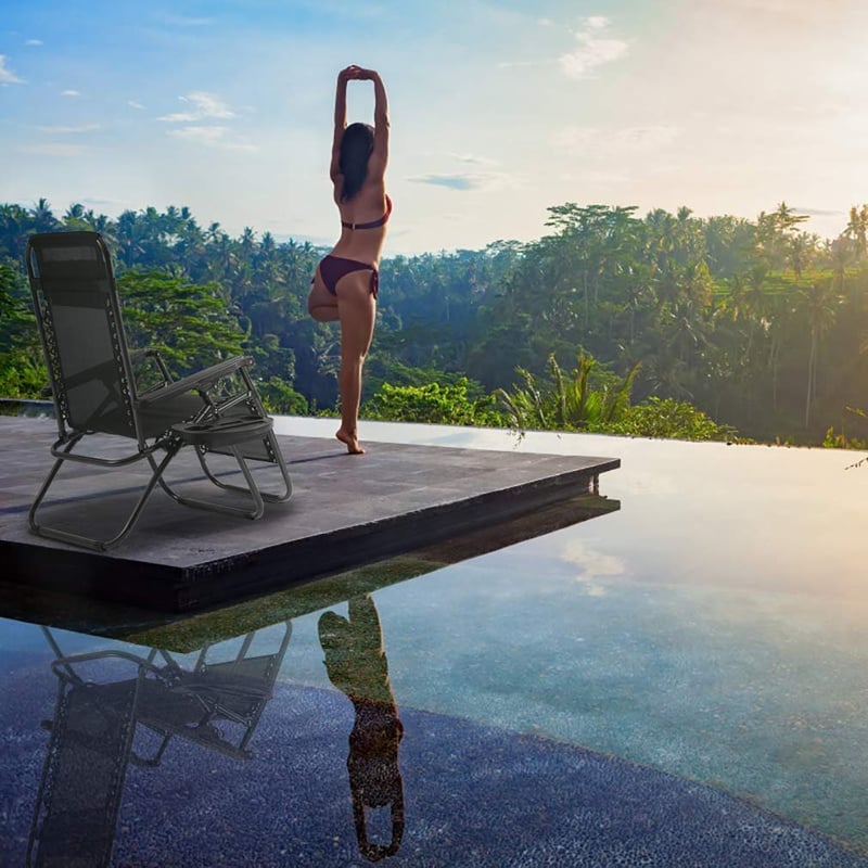 Sakerplus Zero Gravity Lawn Lounge Chairs Set