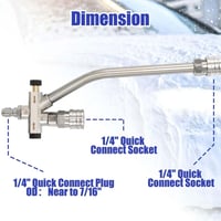 Foam Cannon Dual Connector Accessory