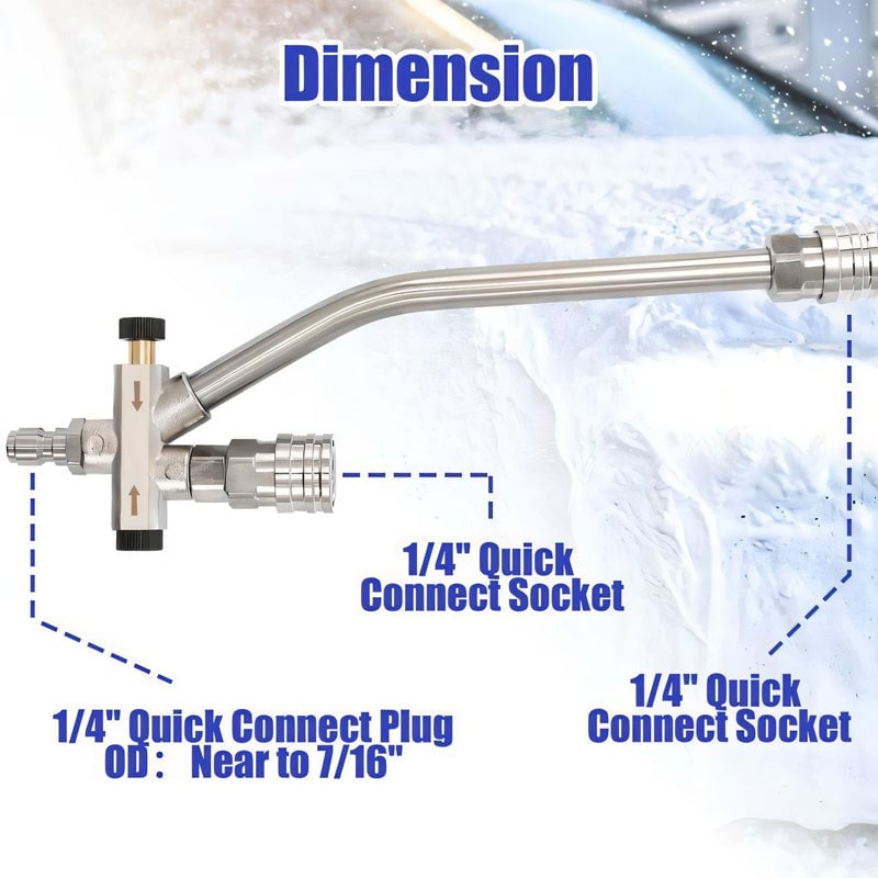 Foam Cannon Dual Connector Accessory