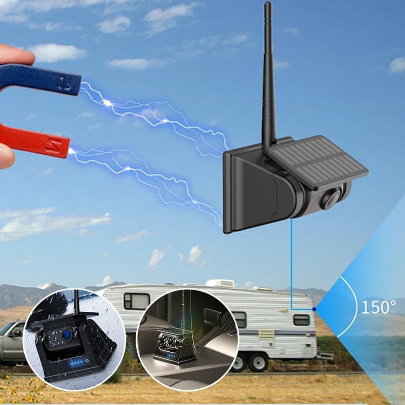 Sakerplus WiFi Solar Wireless Backup Camera