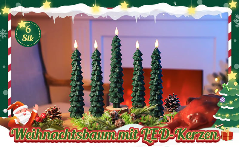 【Sale】Weihnachten LED-Kerzen Baum