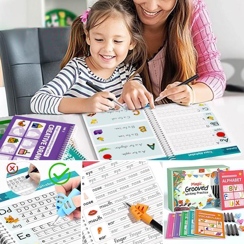 Reusable Grooved Handwriting Workbook