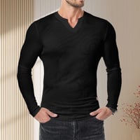 Men's Slim Fit V-Neck Longline Muscle Shirt