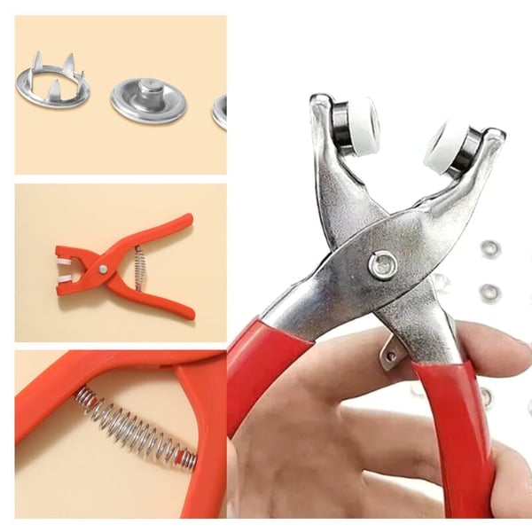 Metal Snap Fastener Tool Set