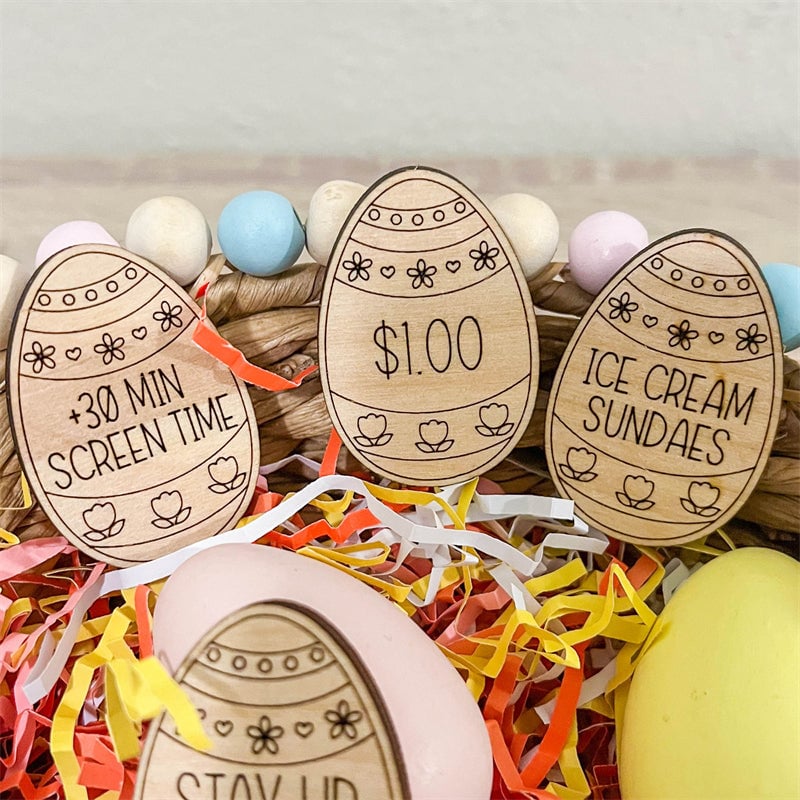 Easter Basket Tokens Set