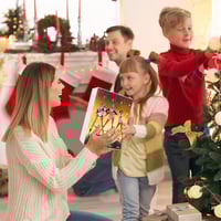 Keychain Christmas Countdown Calendar Blind Box