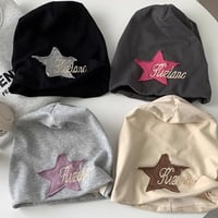 Star Pattern Knit Beanie