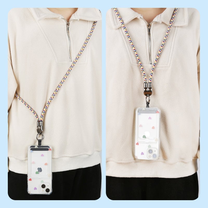 2-in-1 Schnellladekabel & Handy-Lanyard