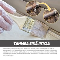 Kirkas vedenpitävä laastari- ja tiivisteneste