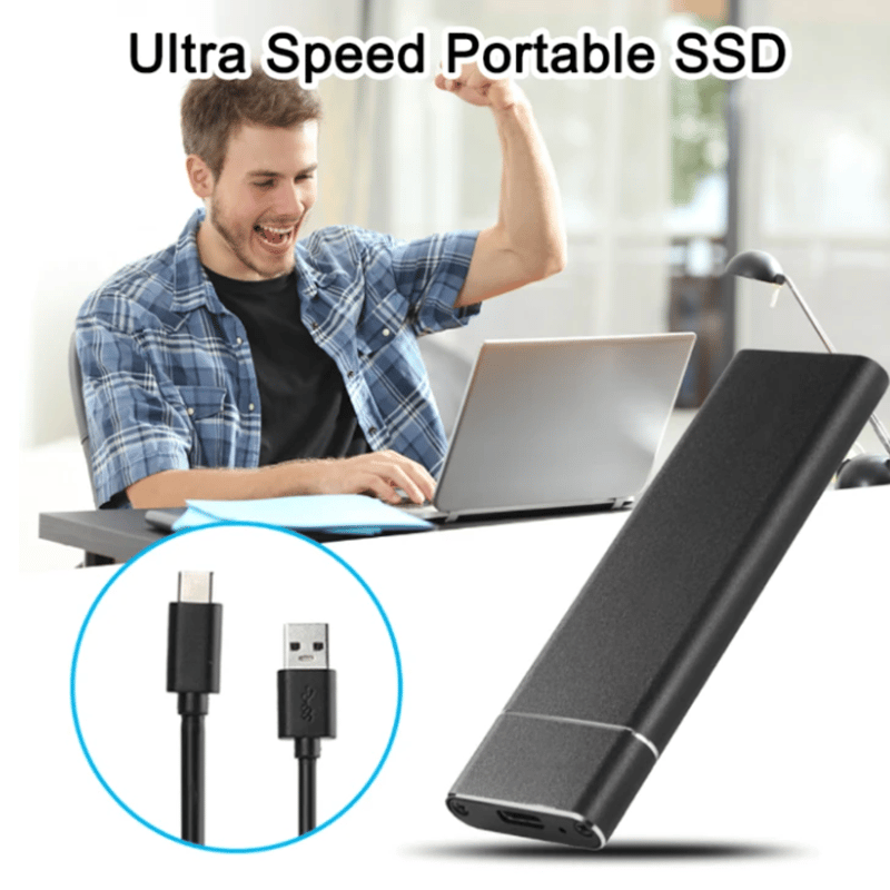 Portable Solid State External Hard Drive, Ultra Speed External SSD
