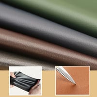 Self-adhesive leather refinisher