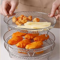 3-Layer Stackable Air Fryer Rack