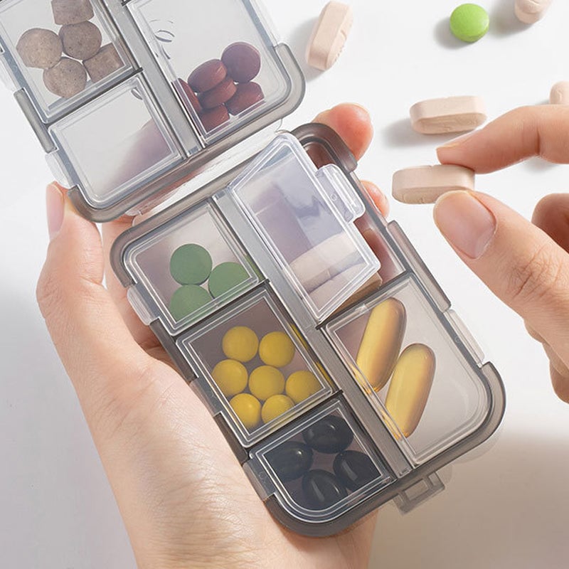 Travel Pill Organizer Box -v2