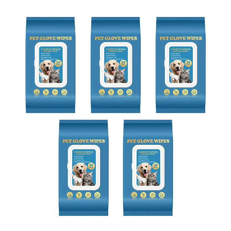 Pet Glove Wipes--20 PCS