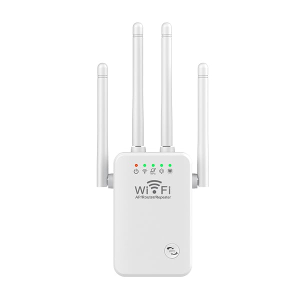 Upgraded 6-Antenna WiFi Extender 1200Mbps