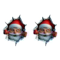 Santa Claus Wall Sticker Set