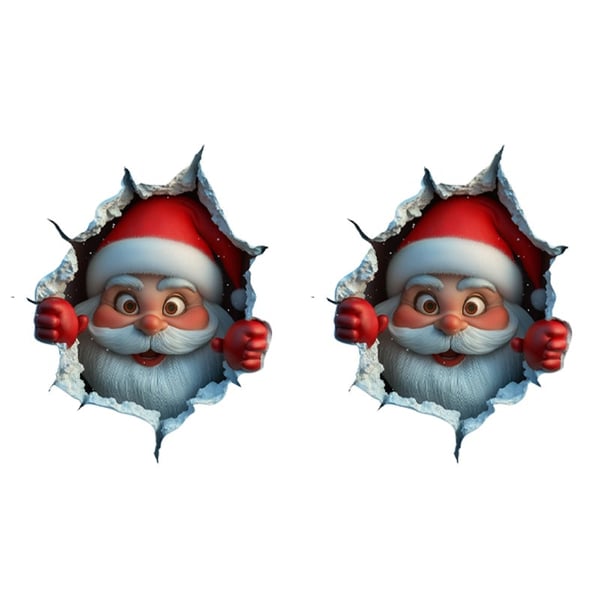 Santa Claus Wall Sticker Set