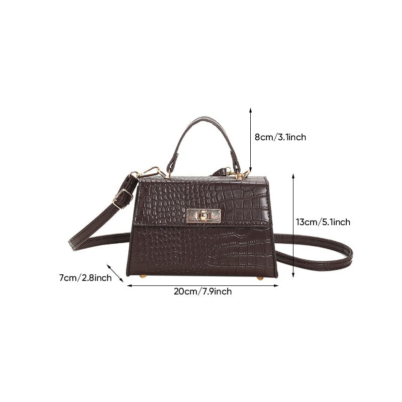 Fashionable Shoulder Crossbody Small Square Bag